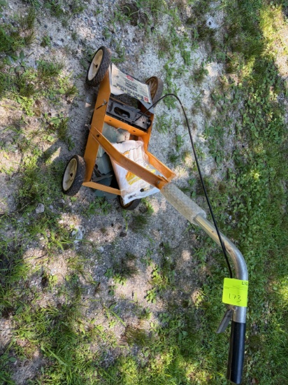 Rust-Oleum Striping Machine with contents