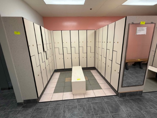 Lot of 60 lockers
