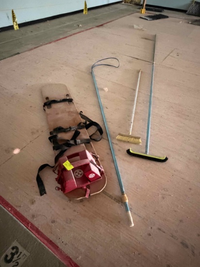Lot of Meical Stretcher & pool tools