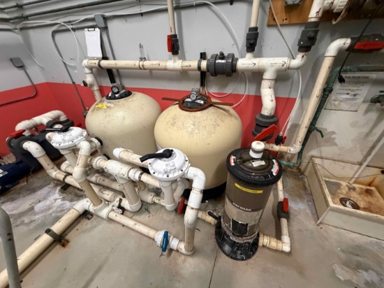 Commercial pool pump & filtration systems