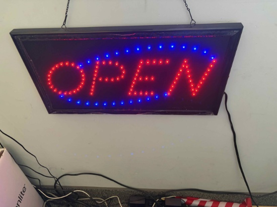Indoor LED open sign
