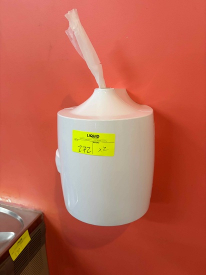 Lot of 2 Cleaning Wipe Dispensers