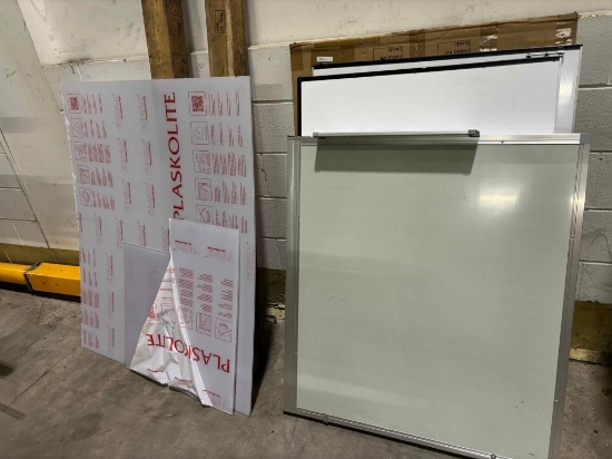 Dry Erase Board and Plexi glass