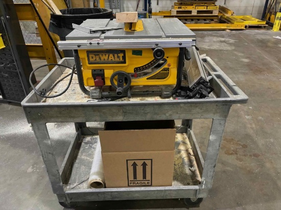 Dewalt Table Saw w/ cart