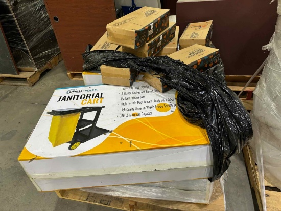 Janitorial Carts and Dust Mops