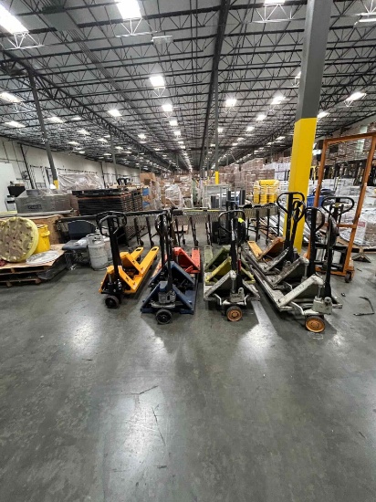 Lot of Assorted Pallet Jacks