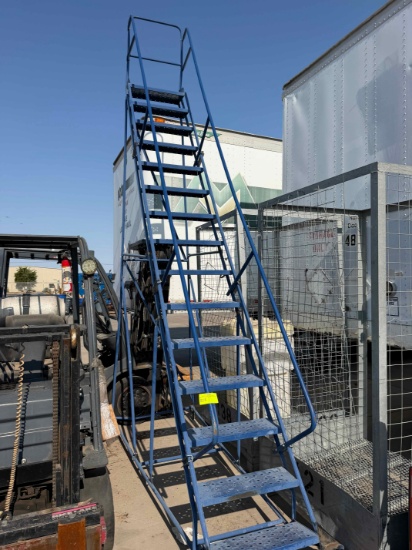 Rolling Stair Ladder (15 steps)