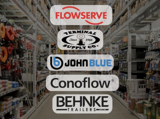 AG Parts Inventory: Approx. $37k at Retail Value, Conflow Tech Parts, Flowserve Parts: Hoses, Pum...