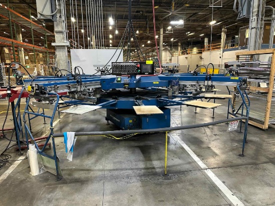 M&R Challenger II Automatic Screen Printing Press