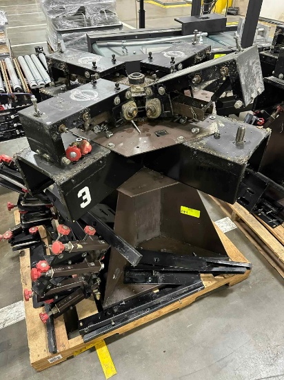 Brown Manual Carousel Screen Printing Press