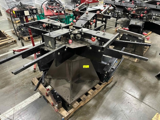 Brown Manual Carousel Screen Printing Press