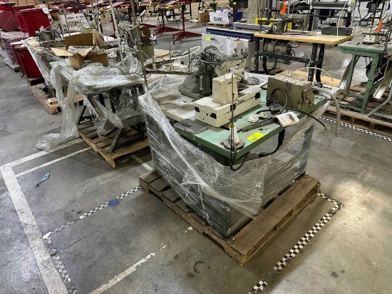 Assorted Industrial Sewing and Fabric-Cutting Equipment