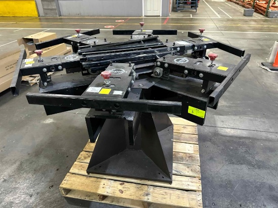 Brown Manual Carousel Screen Printing Press