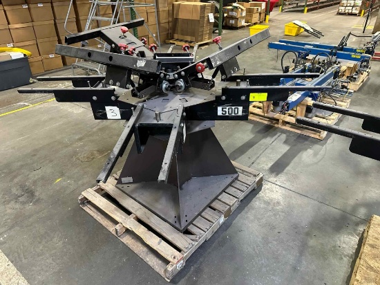 Brown Manual Carousel Screen Printing Press