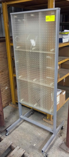 2x6 Rolling Plexi Peghook Display