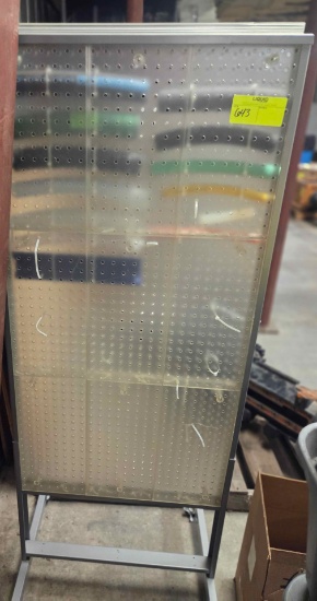 2x6 Rolling Plexi Peghook Display