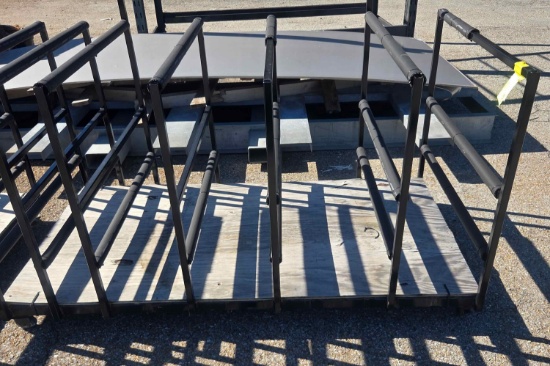 3x6 Metal Cart With Dividers