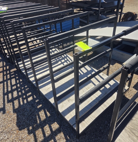 3x6 Metal Cart With Dividers