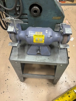 Baldor Grinder on Stand