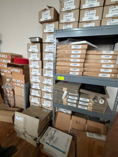 lot of stainless slotted pan inserts and slide in metal slotted trays.