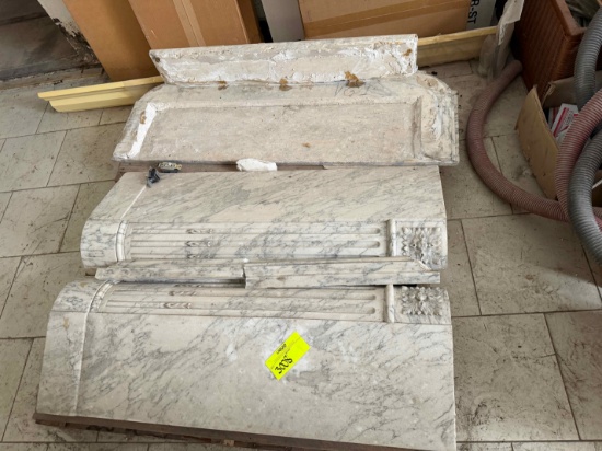Disassembled Marble Fire Place