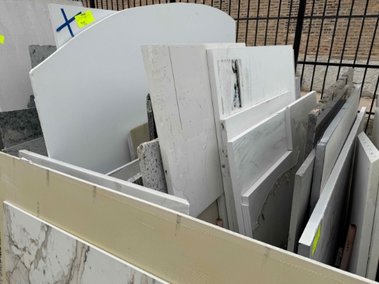 Partial Slabs Approx. 25 Varous Sizes