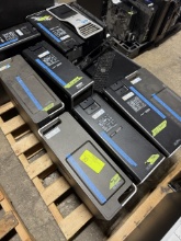 Pallet of computer towers, harddrives removed