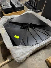 Misc black metal bases
