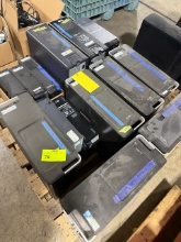 Pallet of computer towers, harddrives removed