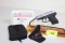 Kel-Tec P3AT .380 Auto. Pistol w/Leather Holster & Box.