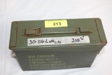 200 Rounds of .30-06 Lake City Ammo w/Ammo Can.