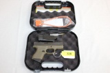 Glock 43 9mm Pistol in OD Green w/2-6 Rd. Magazines.