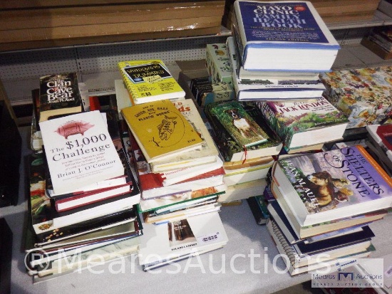 Large lot of fiction and nonfiction books