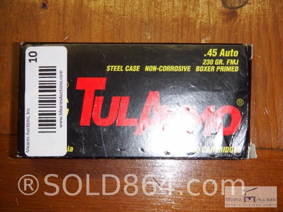 Full box - TulAmmo .45 Auto - 230-grain FMJ