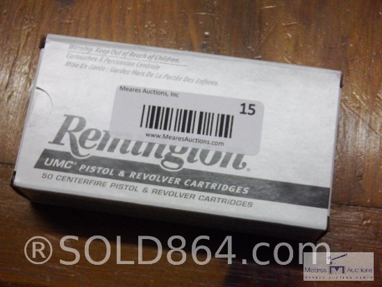 Full box - Remington UMC - .40 S&W 180-grain