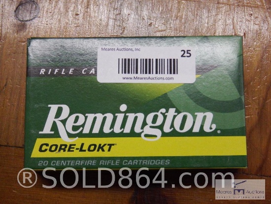 Full box - Remington Core-Lokt .30-06 Springfield - 180-grain