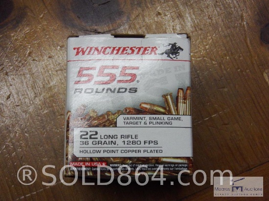 Winchester - 555 rounds of .22 Long Rifle