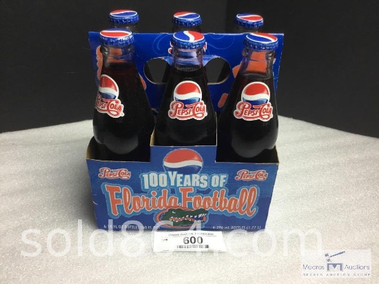 6 - Bottles Pepsi-Cola 100 Years of Florida Football