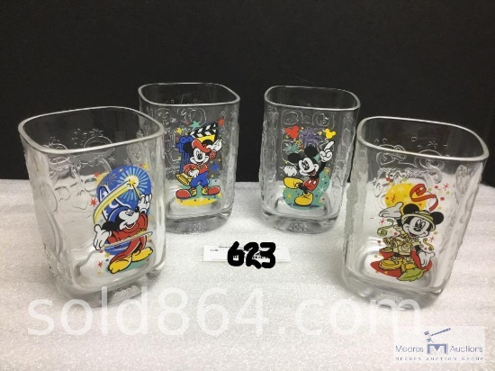 4 -Disney Glasses - McDonald's 2000