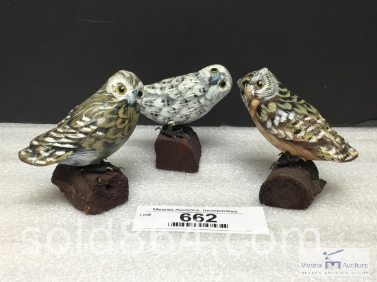 3 - Wood Owls