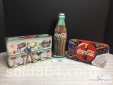 Group of 3 Coca-Cola Tins