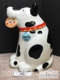 Ceramic Dog Cookie Jar