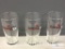 3- Dale Earnhardt Jr. Budweiser Drinking Glasses