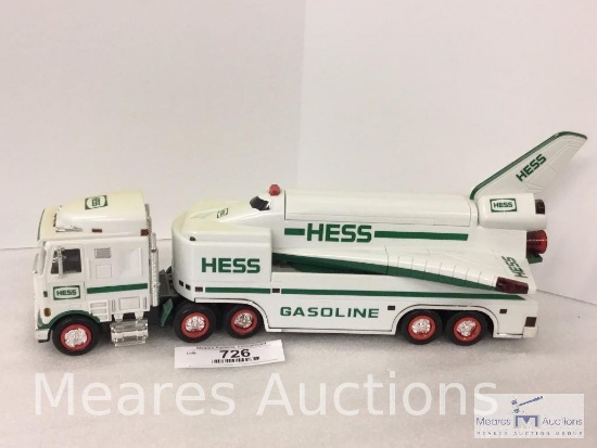 Hess Flatbed Truck and Space Shuttle