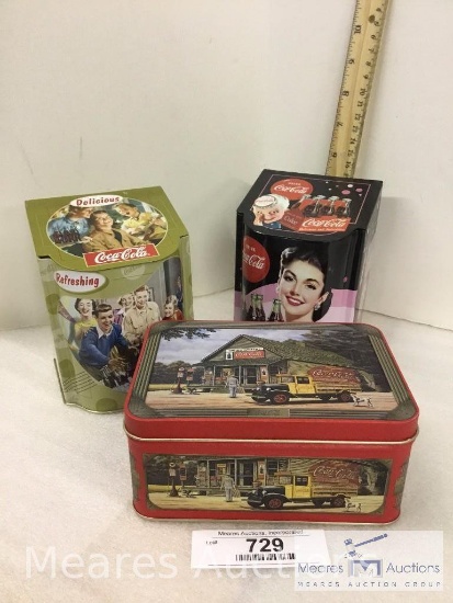 3-Coca-Cola Tins