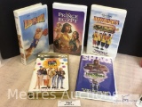 5-VHS Tapes - Few Disney