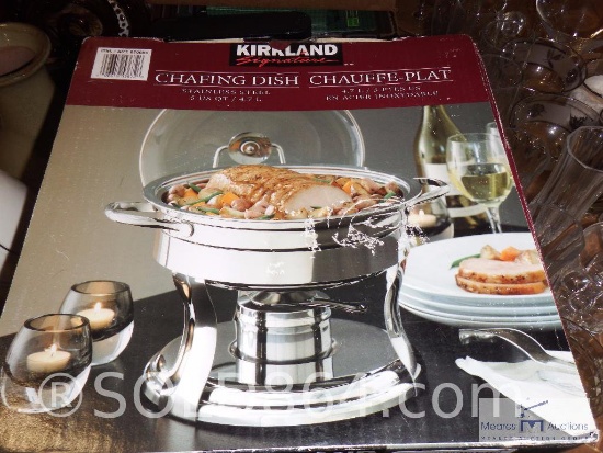 NEW - Kirkland Stainless steel chafing dish