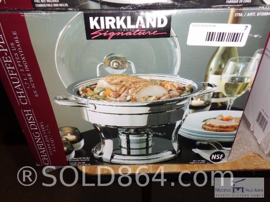 NEW - Kirkland Stainless steel chafing dish