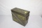 Large Military Ammo Box for 100 Rds. Of 20mm Ammo.