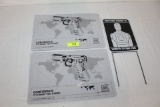 2 Glock Rubber Counter Mats and Warning Sign.